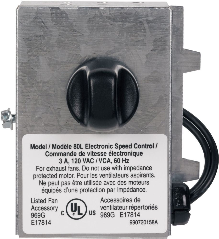 Broan-NuTone 80L Ventilation Fan Speed Control Switch