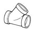Broan-NuTone CF387 Central Vacuum System Wye Fitting