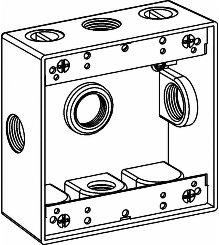Orbit Industries 2B100-5X Weatherproof Device Box