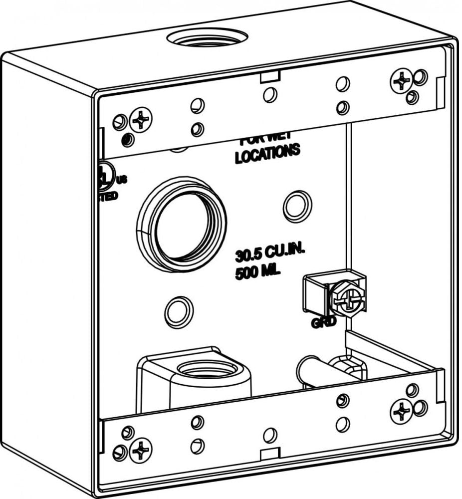 Orbit Industries 2B75-5 Weatherproof Device Box