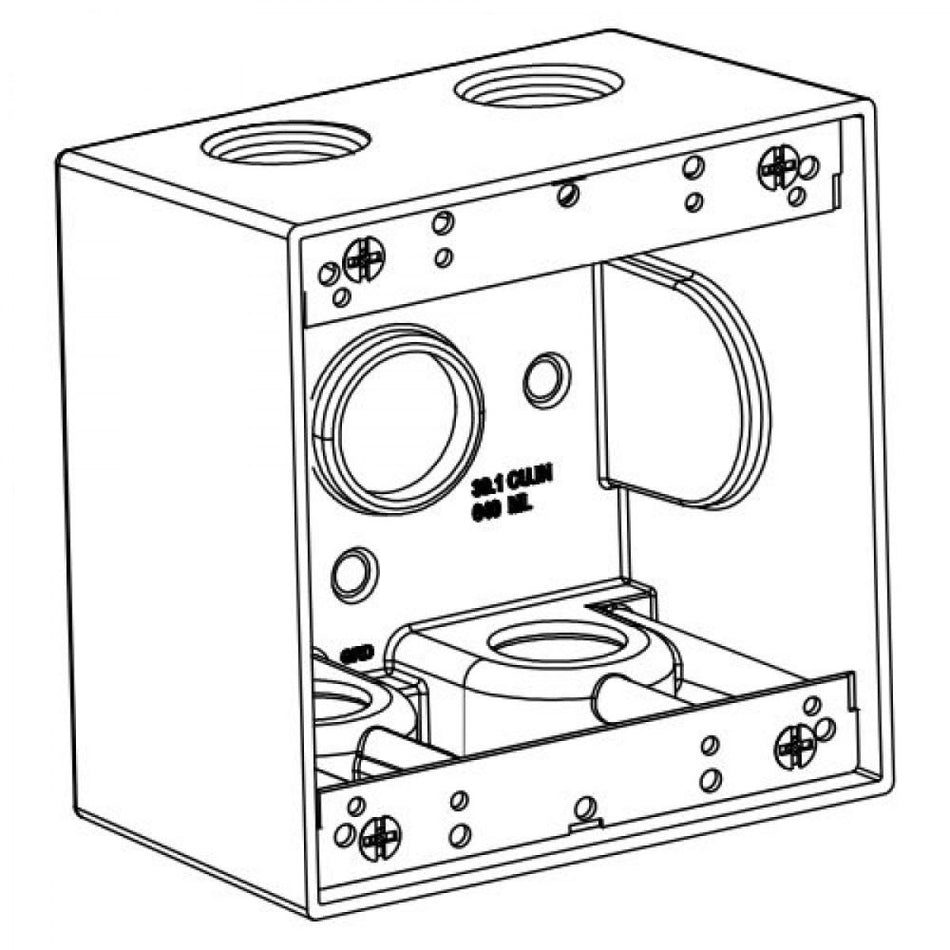 Orbit Industries 2DB75-5 Weatherproof Device Box