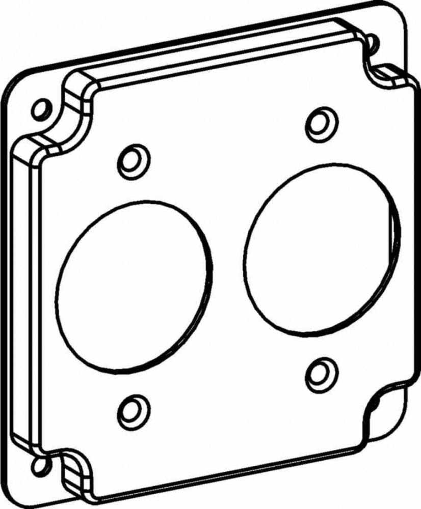 Orbit Industries 4433 Electrical Square Box Industrial Cover