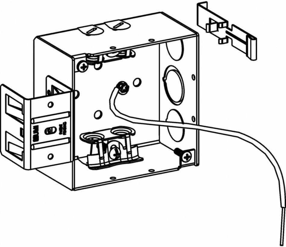 Orbit Industries 4SDB-MC-MS-PT Electrical Square Box