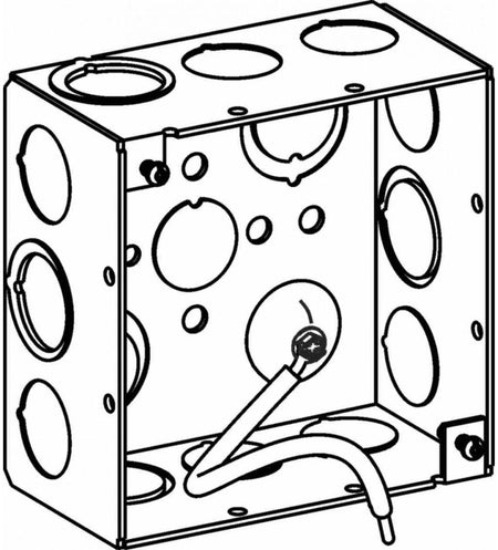 Orbit Industries 4SDB-MKO-PT Electrical Square Box