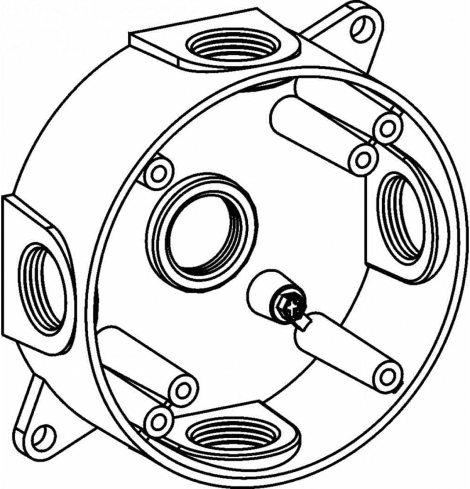 Orbit Industries RB50-5 Weatherproof Outlet Box