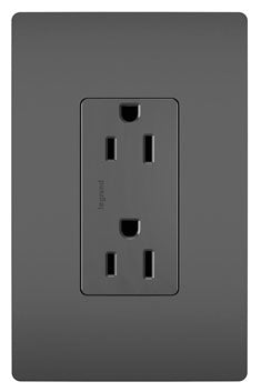 Pass & Seymour 885BK Straight Blade Receptacle