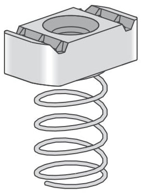 Power-Strut PS-RS-EG_1/4-20 Clamping Nut