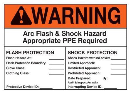 Panduit PVS0305W2101Y Safety Sign
