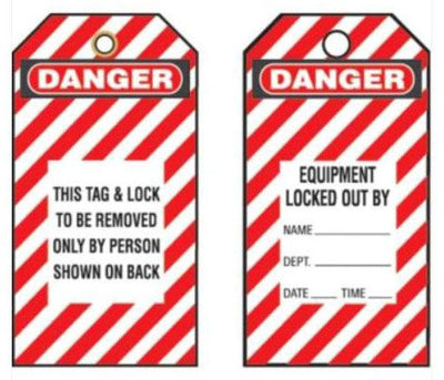 Panduit PVT-98 Write-On Safety Tag