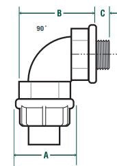 Perma-Cote PM4Q975T Liquidtight Connector