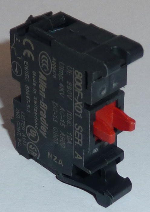 Allen-Bradley 800F-X01 Pushbutton Contact Block
