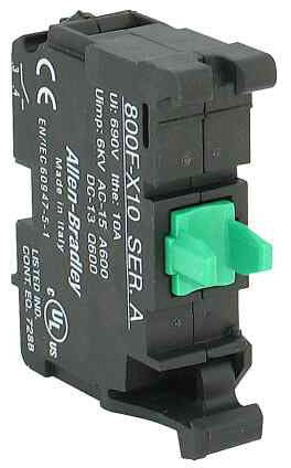 Allen-Bradley 800F-X10 Pushbutton Contact Block