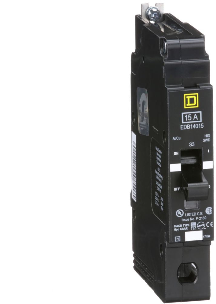 Square D EDB14015 Panelboard Miniature Circuit Breaker