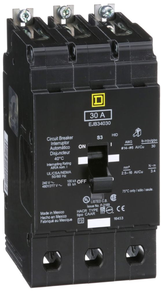 Square D EJB34030 Panelboard Miniature Circuit Breaker