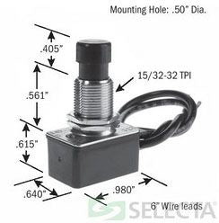 Selecta Products SS105-BG Pushbutton Switch