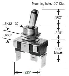 Selecta Products SS114-BG Toggle Switch