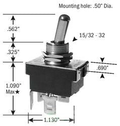Selecta Products SS116-BG Toggle Switch
