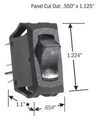 Selecta Products SS1210-BG Rocker Switch