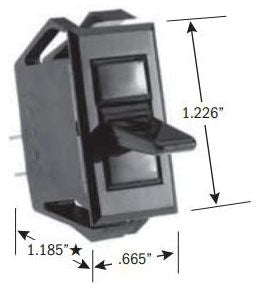 Selecta Products SS1230-BG Rocker Switch