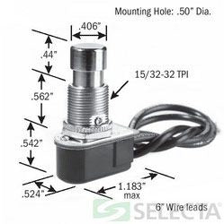 Selecta Products SS215-10-BG Pushbutton Switch