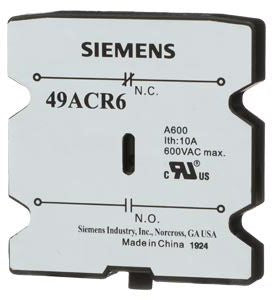 Siemens 49ACR6 Starter/Contactor Auxiliary Contact Kit