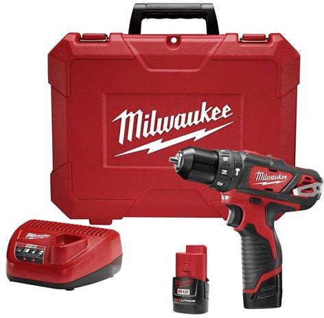 Milwaukee Tool 2408-22 Hammer Drill Driver Kit