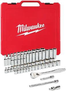 Milwaukee Tool 48-22-9008 Ratchet and Socket Set