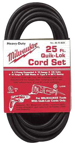 Milwaukee Tool 48-76-4025 Reciprocating Saw Cord