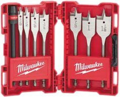 Milwaukee Tool 49-22-0175 Flat Boring Bit Set