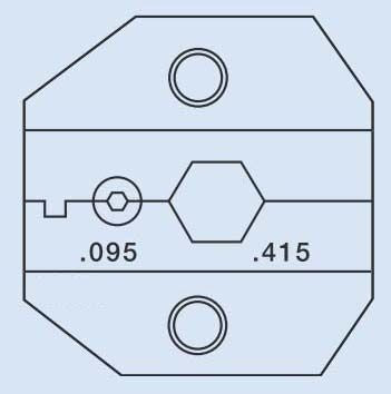 Paladin Tools PA2039 Coaxial Connector Die