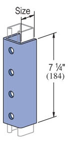 Unistrut P1377-EG Channel U Fitting