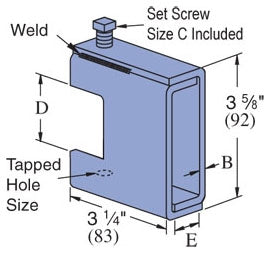 Unistrut P2403S-EG Beam Clamp