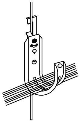 Caddy CAT32AFAB6 Cable Support J-Hook