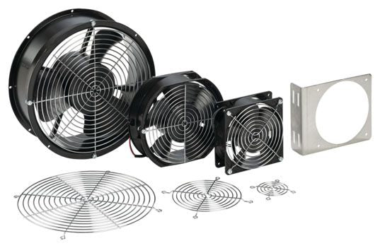 Hoffman Enclosures A4AXFNGQ Enclosure Compact Axial Fan