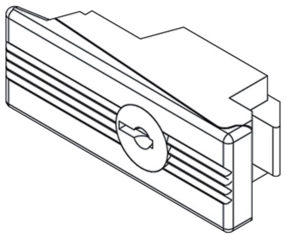 Hoffman Enclosures ATCL Keyed Tumbler Lock Cabinet